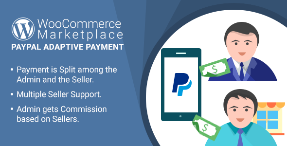 WordPress WooCommerce Marketplace PayPal Adaptive Payment Plugin Preview - Rating, Reviews, Demo & Download