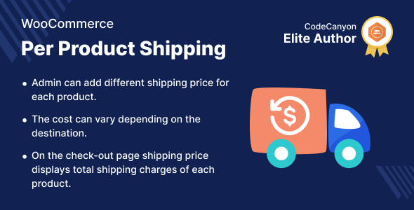 WordPress WooCommerce Per Product Shipping Plugin Preview - Rating, Reviews, Demo & Download