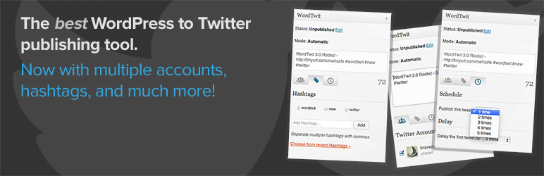 WordTwit Twitter Plugin Preview - Rating, Reviews, Demo & Download