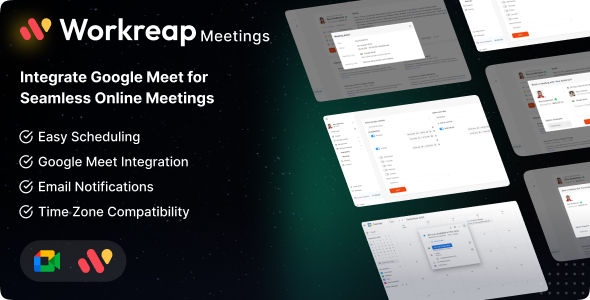 Workreap Meetings – Streamline Your Meetings In The Workreap Theme Preview Wordpress Plugin - Rating, Reviews, Demo & Download