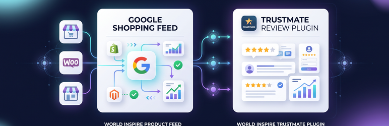 World Inspire Product Feed For Google Shopping Preview Wordpress Plugin - Rating, Reviews, Demo & Download