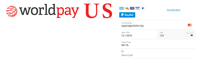 Worldpay US For WooCommerce Preview Wordpress Plugin - Rating, Reviews, Demo & Download
