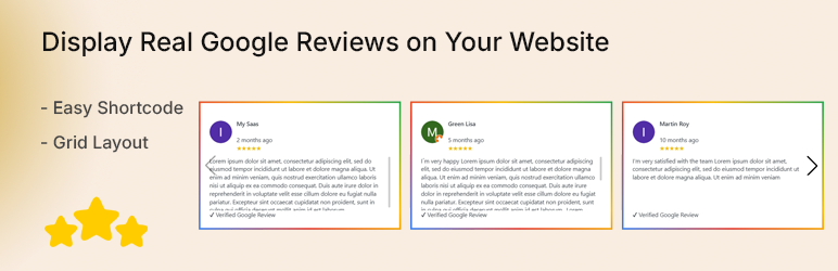 Wow Reviews For Google Preview Wordpress Plugin - Rating, Reviews, Demo & Download