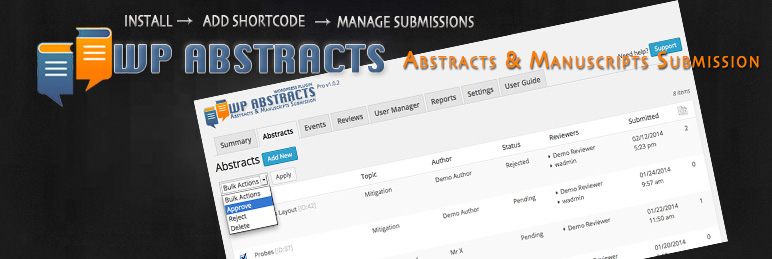 WP Abstracts Preview Wordpress Plugin - Rating, Reviews, Demo & Download
