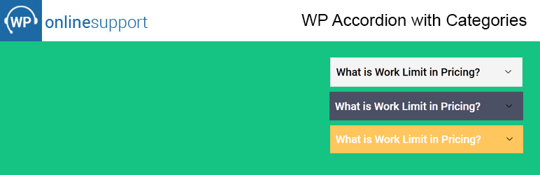 WP Accordion With Categories Preview Wordpress Plugin - Rating, Reviews, Demo & Download