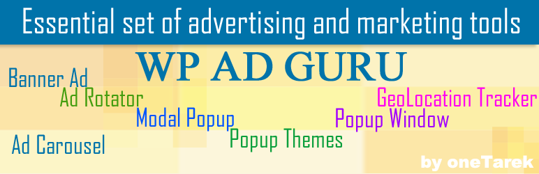 WP Ad Guru – Banner Ad, Responsive Popup, Popup Maker, Ad Rotator & More Preview Wordpress Plugin - Rating, Reviews, Demo & Download