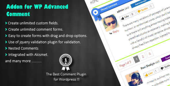 WP Advanced Comment Preview Wordpress Plugin - Rating, Reviews, Demo & Download