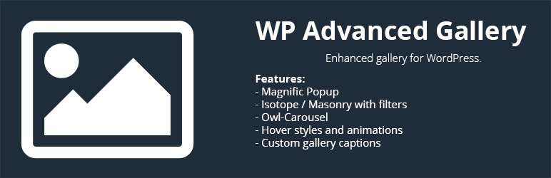 WP Advanced Gallery Preview Wordpress Plugin - Rating, Reviews, Demo & Download