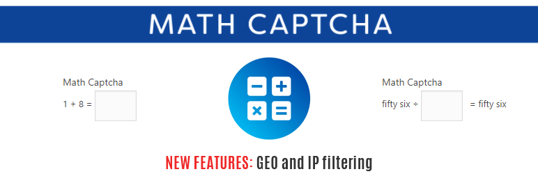 WP Advanced Math Captcha Preview Wordpress Plugin - Rating, Reviews, Demo & Download
