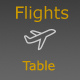 WP Airport Flights Table