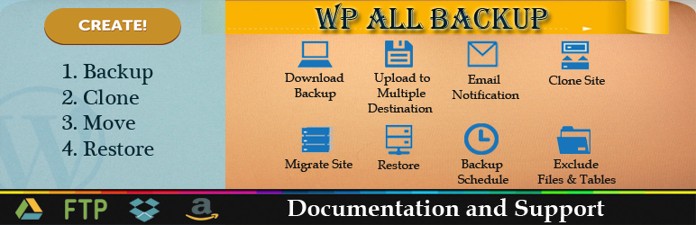 WP All Backup Preview Wordpress Plugin - Rating, Reviews, Demo & Download