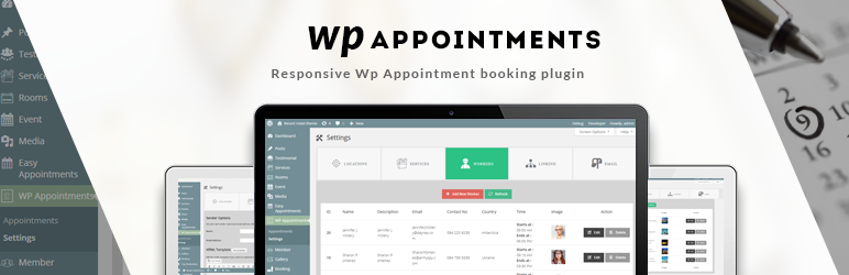 Wp Appointments Preview Wordpress Plugin - Rating, Reviews, Demo & Download