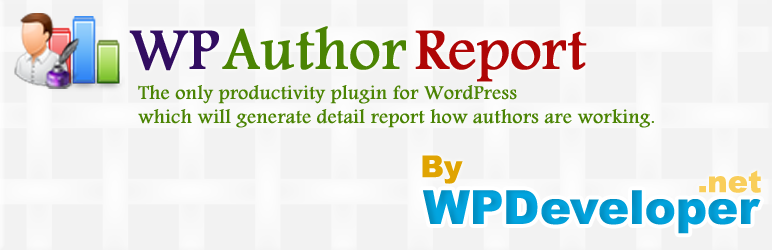 WP Author Report Free Preview Wordpress Plugin - Rating, Reviews, Demo & Download