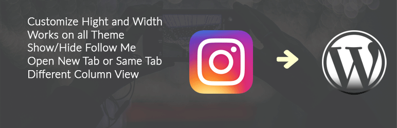 WP Awesome Insta Widget Preview Wordpress Plugin - Rating, Reviews, Demo & Download