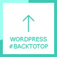WP #BackToTop – Back To Top Button With Scroll Percentage
