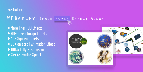 Wp Bakery Image Hover Effect Addon Preview Wordpress Plugin - Rating, Reviews, Demo & Download