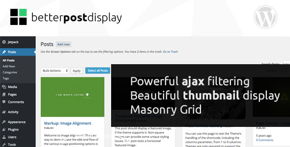 Wp Better Post Display Preview Wordpress Plugin - Rating, Reviews, Demo & Download
