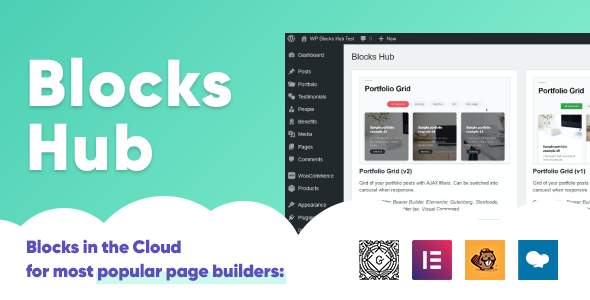 WP Blocks Hub Premium – Blocks For Gutenberg, Elementor, WPBakery Page Builder, Beaver In The Cloud Preview Wordpress Plugin - Rating, Reviews, Demo & Download