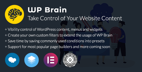WP Brain – WordPress Logic Controller Preview - Rating, Reviews, Demo & Download