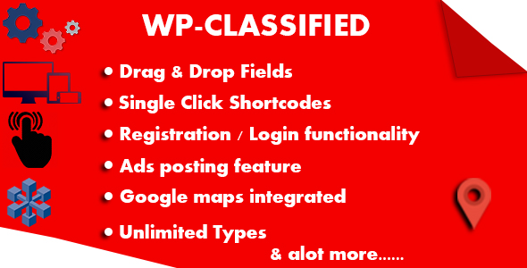 WP-Classified Preview Wordpress Plugin - Rating, Reviews, Demo & Download