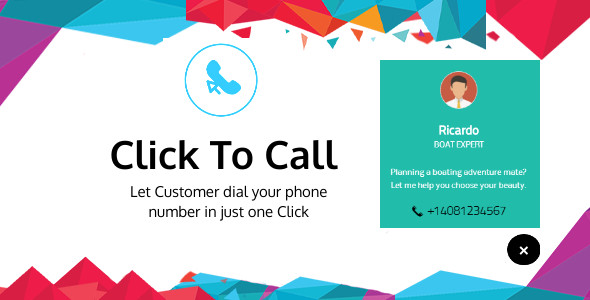 WP Click To Call Plugin Preview - Rating, Reviews, Demo & Download