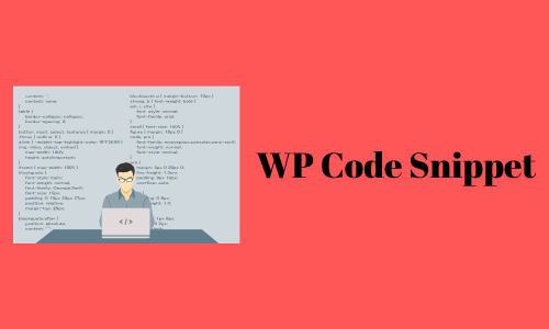 WP Code Snippet Preview Wordpress Plugin - Rating, Reviews, Demo & Download
