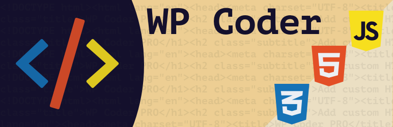 WP Coder – Code Snippets + HTML, CSS, JS And PHP Injection Preview Wordpress Plugin - Rating, Reviews, Demo & Download