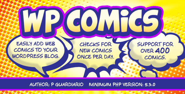 WP Comics Preview Wordpress Plugin - Rating, Reviews, Demo & Download
