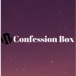 WP Confession Box (A Social Box)