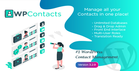 WP Contacts – Contact Management Plugin Preview - Rating, Reviews, Demo & Download