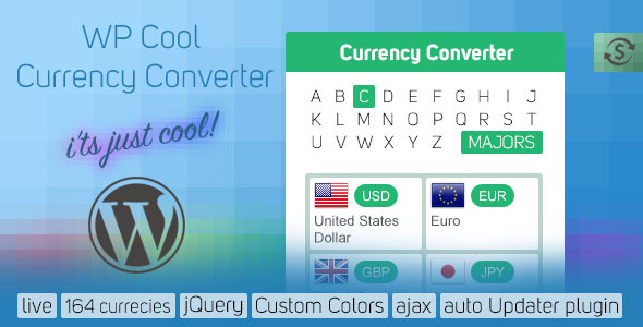 WP Cool Currency Converter Preview Wordpress Plugin - Rating, Reviews, Demo & Download