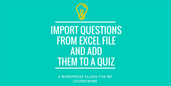 WP Courseware Excel Import Addon Preview Wordpress Plugin - Rating, Reviews, Demo & Download