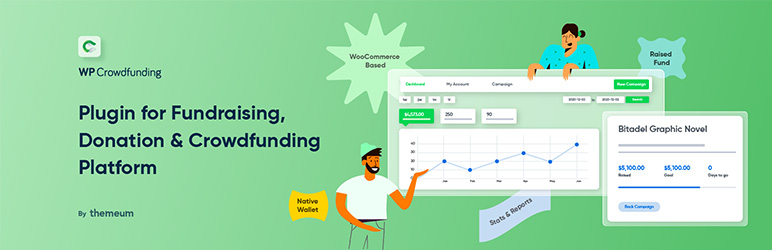 WP Crowdfunding Preview Wordpress Plugin - Rating, Reviews, Demo & Download
