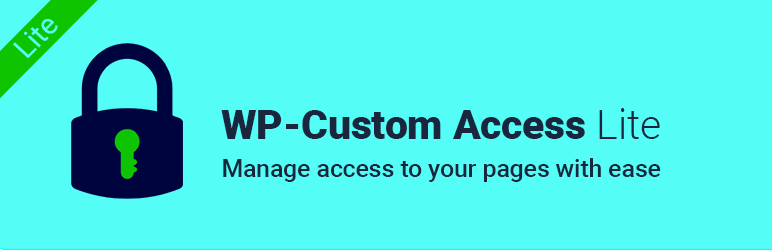 WP – Custom Access Lite Preview Wordpress Plugin - Rating, Reviews, Demo & Download