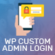 WP Custom Admin Login – WordPress Plugin To Make A Customized Admin Login Page