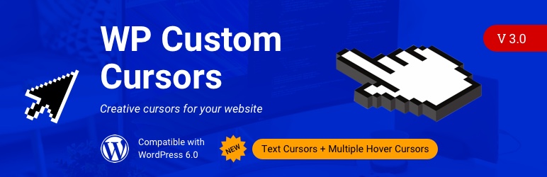 WP Custom Cursors Preview Wordpress Plugin - Rating, Reviews, Demo & Download