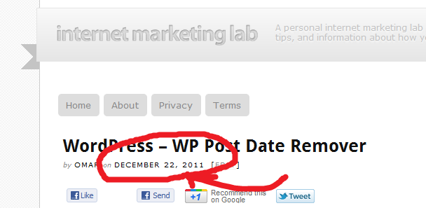 WP Date Remover Preview Wordpress Plugin - Rating, Reviews, Demo & Download