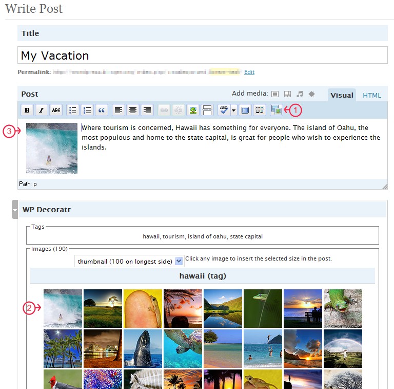 WP Decoratr Preview Wordpress Plugin - Rating, Reviews, Demo & Download