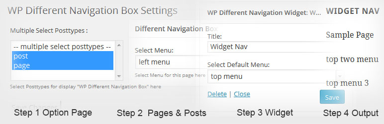 WP Different Navigation On Each Page And Post Preview Wordpress Plugin - Rating, Reviews, Demo & Download