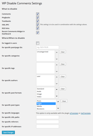 WP Disable Comments Preview Wordpress Plugin - Rating, Reviews, Demo & Download