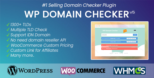WP Domain Checker Preview Wordpress Plugin - Rating, Reviews, Demo & Download