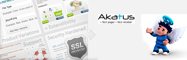 WP E-Commerce Akatus Gateway Preview Wordpress Plugin - Rating, Reviews, Demo & Download