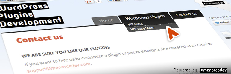 WP-Easy Menu Preview Wordpress Plugin - Rating, Reviews, Demo & Download