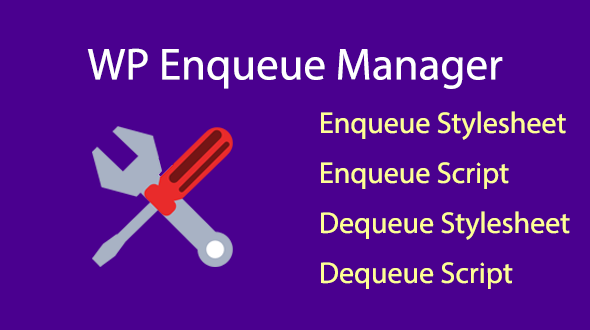 WP Enqueue Manager Preview Wordpress Plugin - Rating, Reviews, Demo & Download