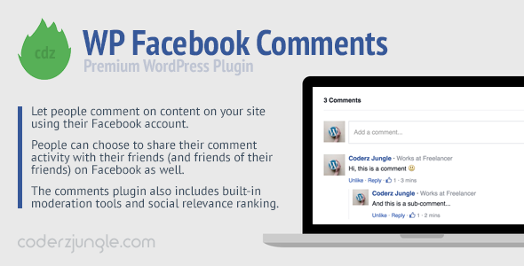 WP Facebook Comments Preview Wordpress Plugin - Rating, Reviews, Demo & Download