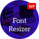 WP Font Resizer | Text Resize WordPress Plugin