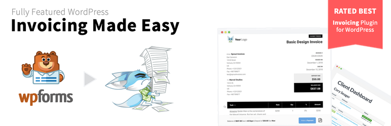 WP Forms + Sprout Invoices – Easy Invoice & Quote Submissions Preview Wordpress Plugin - Rating, Reviews, Demo & Download