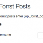 WP Forrst Posts