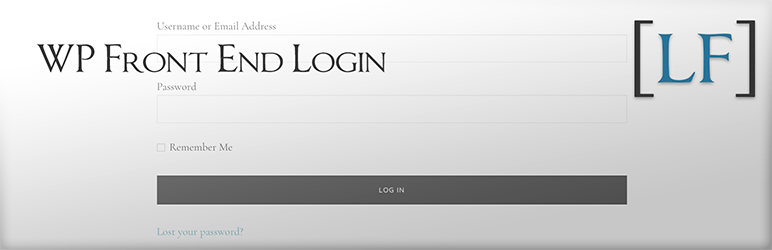 WP Front End Login Preview Wordpress Plugin - Rating, Reviews, Demo & Download