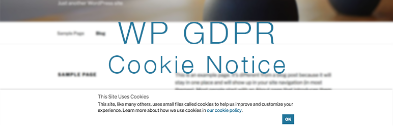 WP GDPR Cookie Notice Preview Wordpress Plugin - Rating, Reviews, Demo & Download